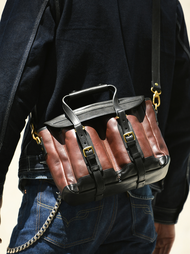 Leather Work Bag - Vintage high quality first layer cowhide