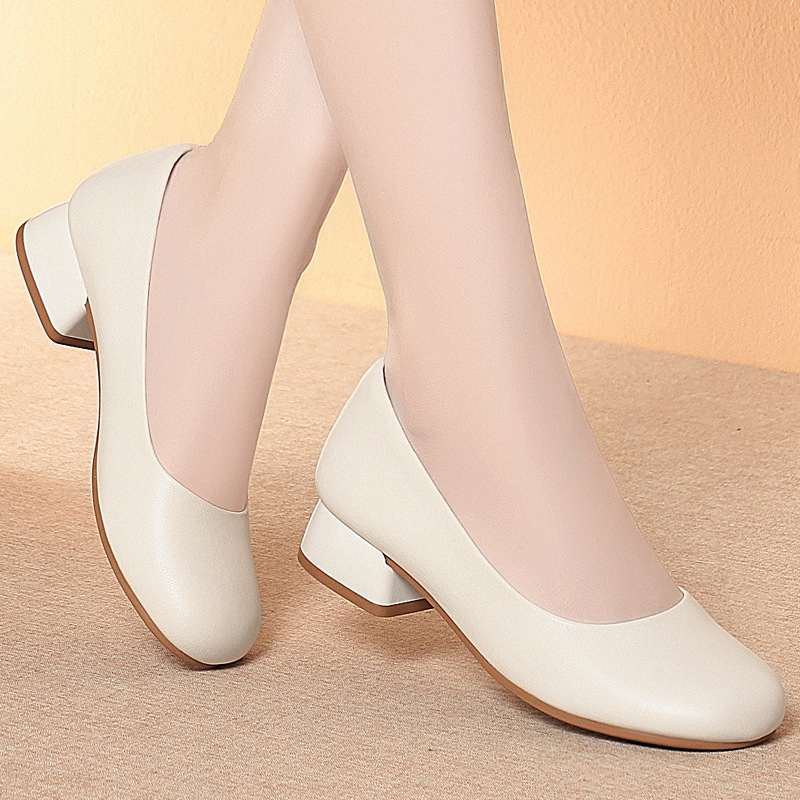 Leather Work - 3cm Breathable Comfortable All Match Soft