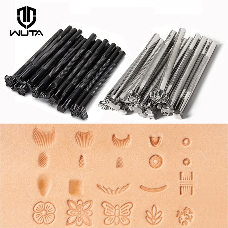 Leatherwork Embossing - WUTA Leather Stamping Tools Skin Stamps