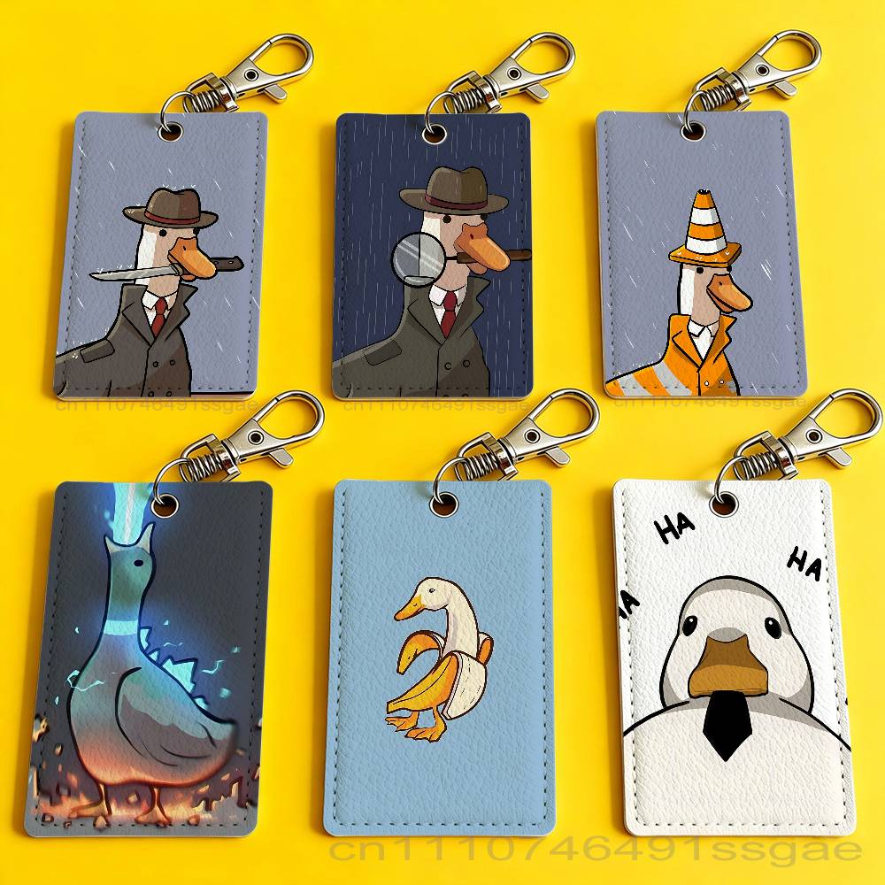 Cartoon Cute Goose Duck Badge  - Leather Work recensie en prijs