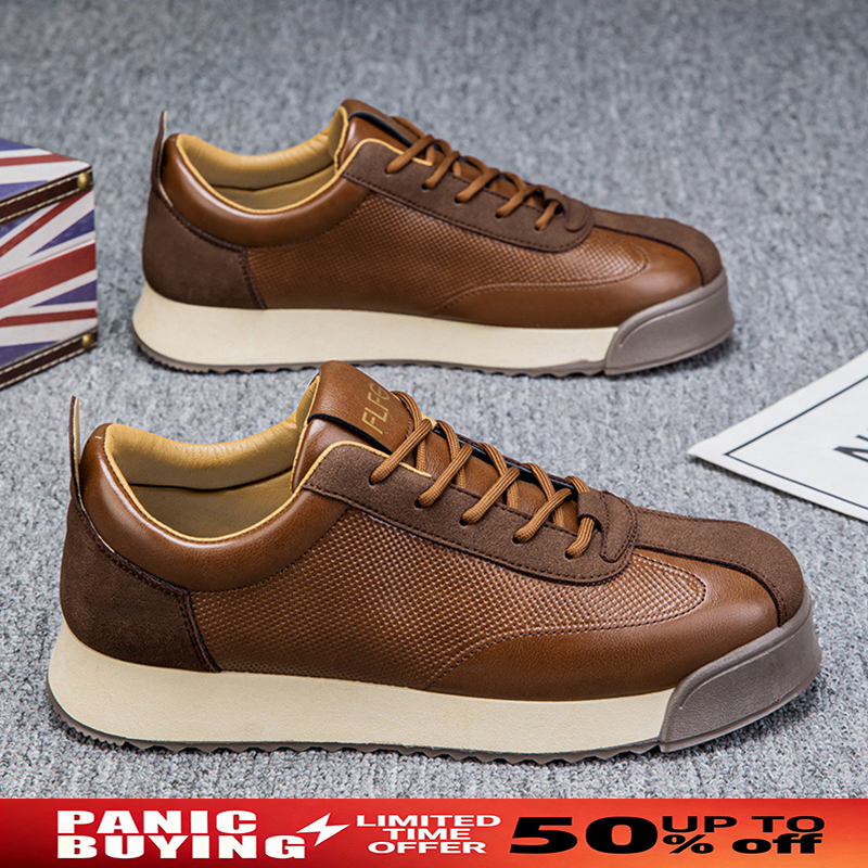 New Men Leather Casual Shoes O - Leatherworking Classic recensie en prijs