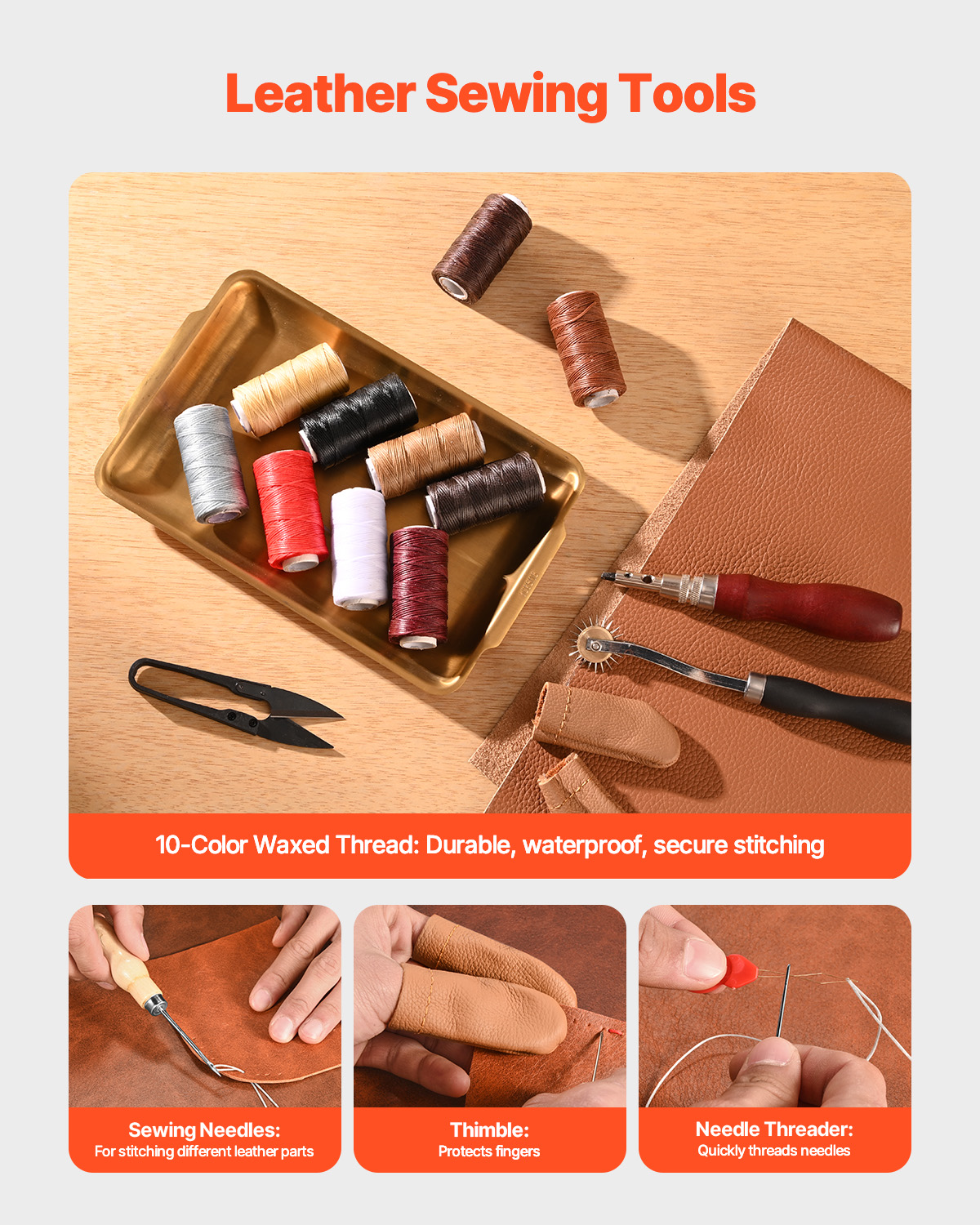 SucceBuy 38/59/61/72/92PCs Lea - Leather Work Organiser recensie en prijs