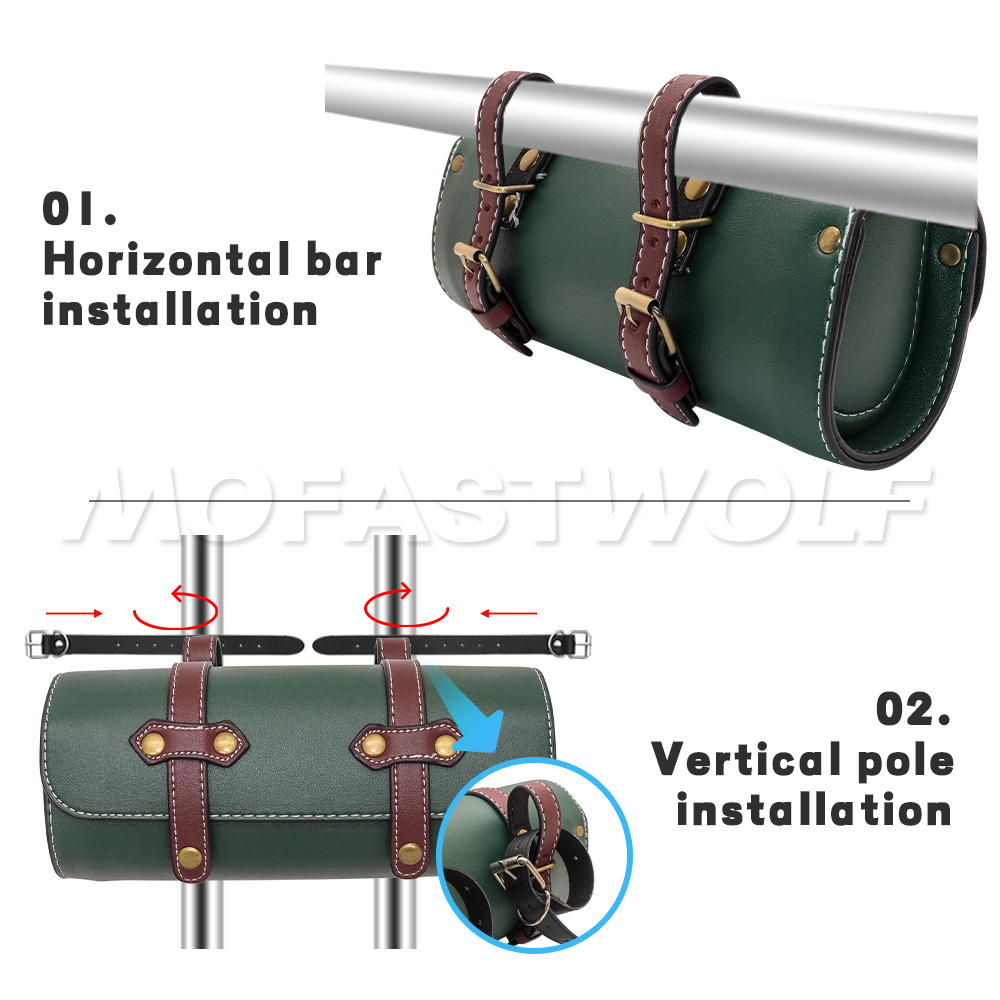 Motorcycle Universal Bag Saddl - Leather Work Bag recensie en prijs