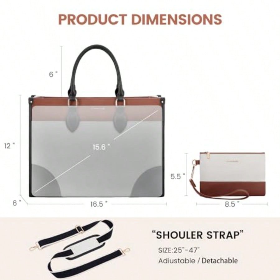 Laptop Bag For Women 15.6 Lnch - Leatherworking Classic recensie en prijs