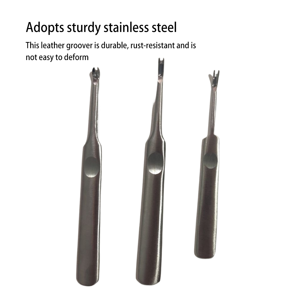 3 Pieces/Set Professional Leat - Leather Edge Beveler recensie en prijs