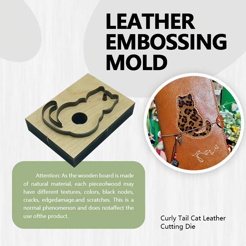Leather Cutting Stamp Tool Cat - Leatherwork Embossing recensie en prijs