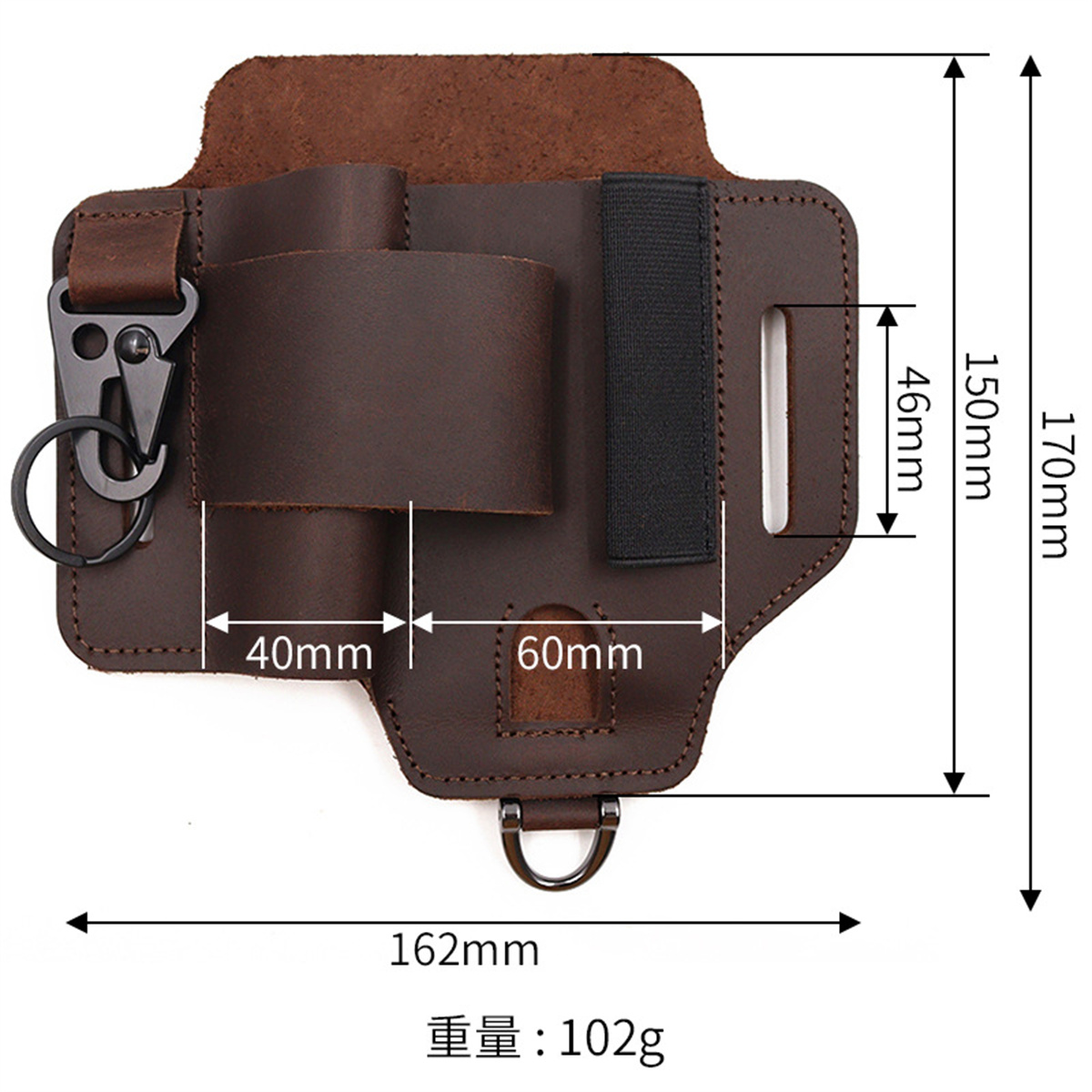 EDC Tactical Tool Holster Wild - Leather Work Bag recensie en prijs