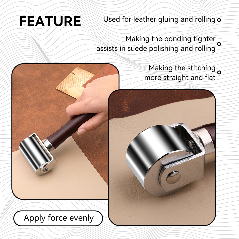 KRABALL Leather Press Edge Rol - Leather Work Organiser recensie en prijs