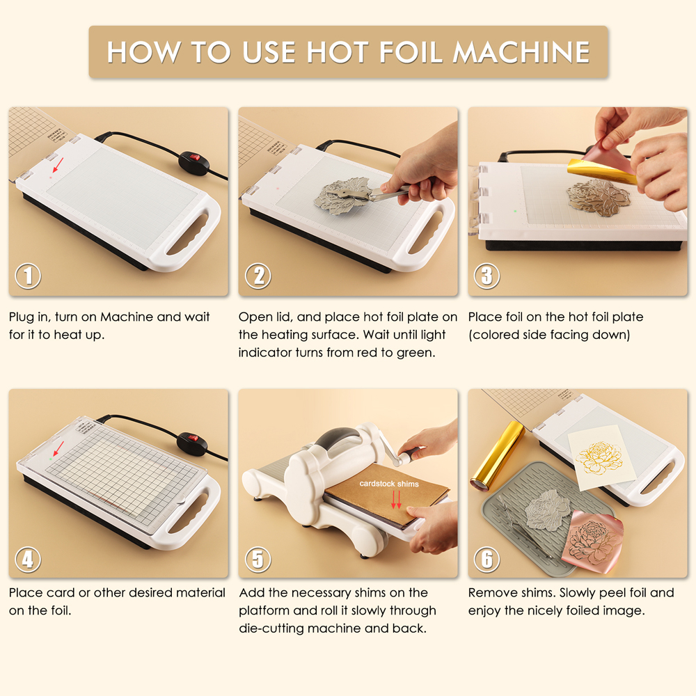 Hot Stamping Foil Machine Pres - Leatherwork Embossing recensie en prijs