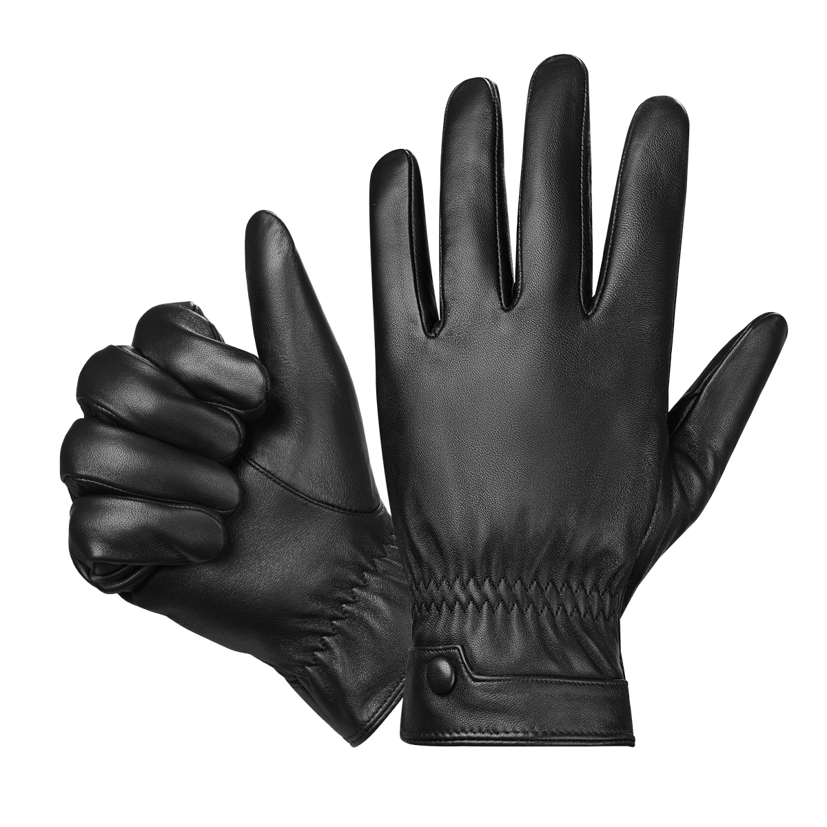 BISON DENIM Genuine Sheepskin  - Leather Work Winter Gloves recensie en prijs