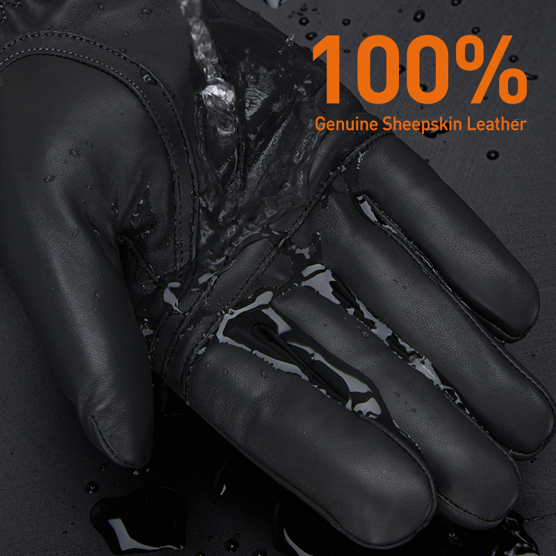 BISON DENIM Genuine Sheepskin  - Leather Work Winter Gloves recensie en prijs