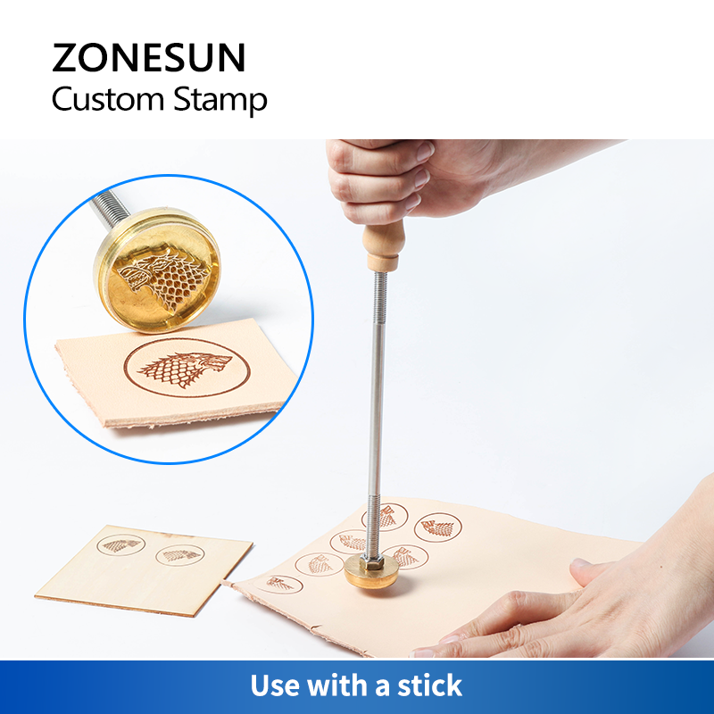 ZONESUN Custom Logo Leather St - Leatherwork Embossing recensie en prijs