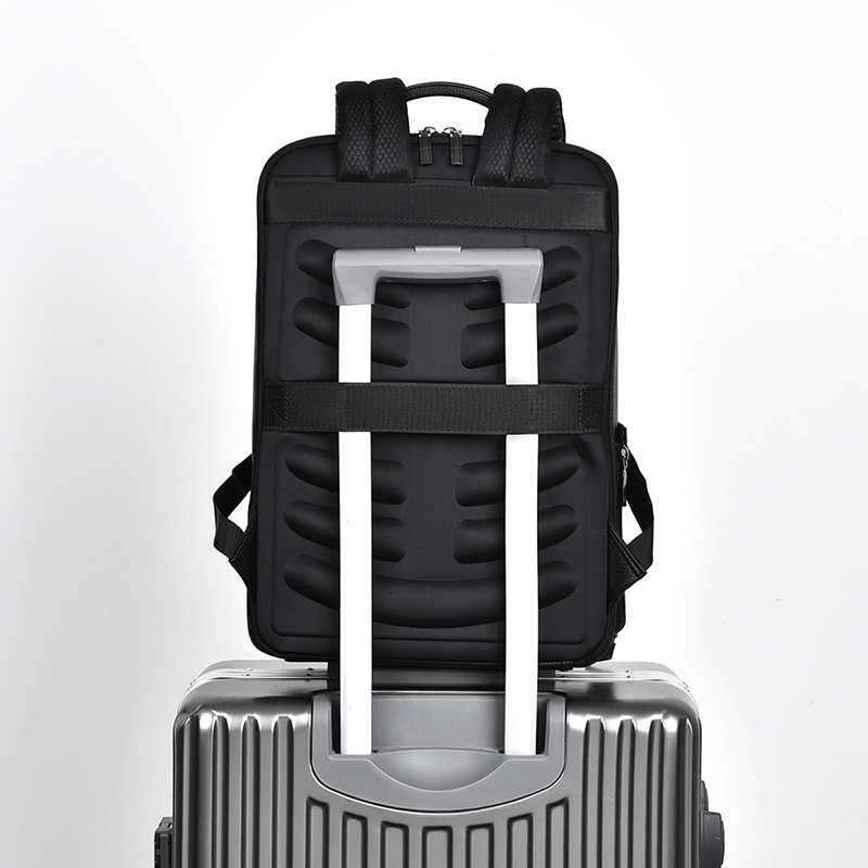 PU Leather Men's Backpack USB  - Leather Work Bag recensie en prijs