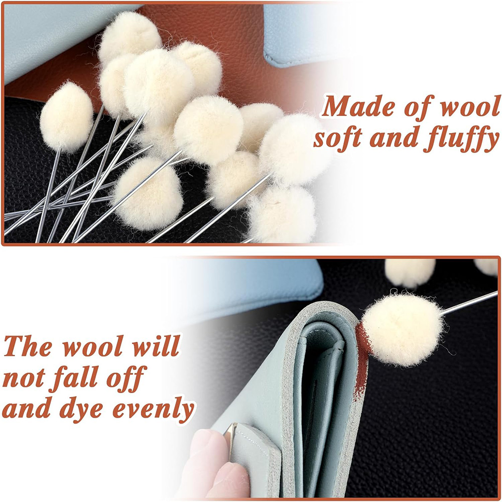 10/30pcs Leather Wool Balls Pa - Leather Dye Finish recensie en prijs