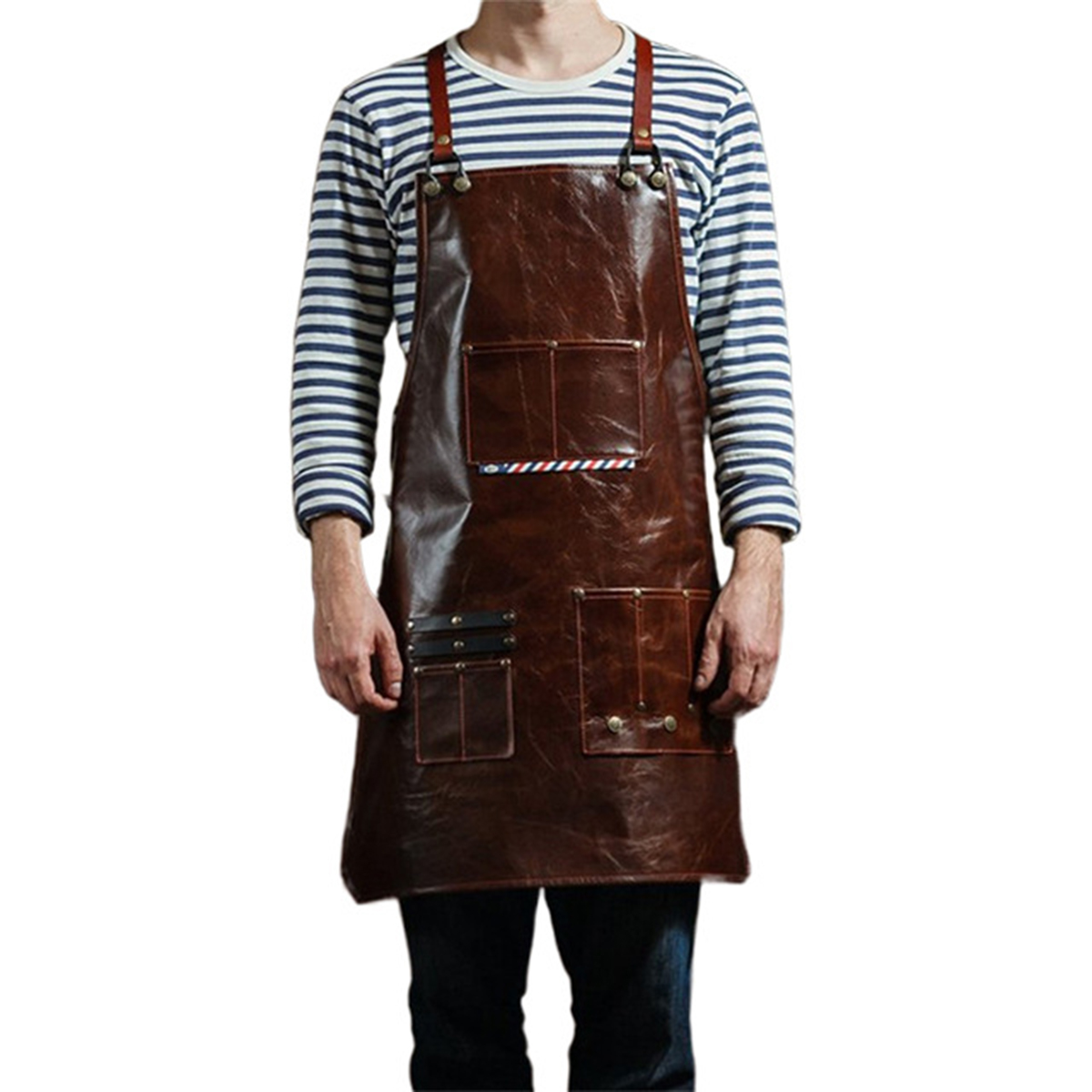 Men's Leather Work Apron with  - Leather Work Organiser recensie en prijs