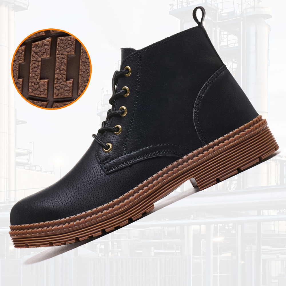 Waterproof Work Boots Safety S - Leather Work Fabric recensie en prijs