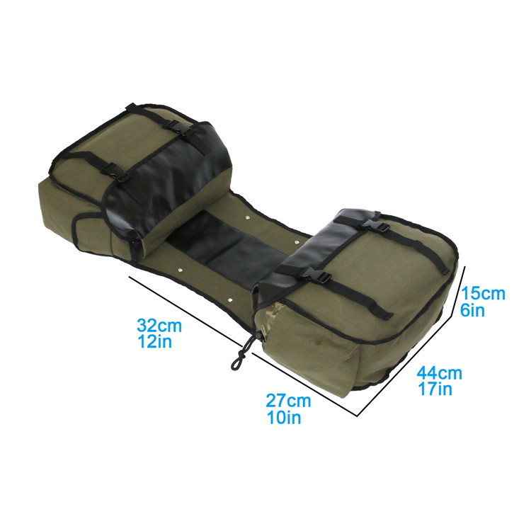 Canvas Leather Rear Saddlebag  - Leather Work Bag recensie en prijs