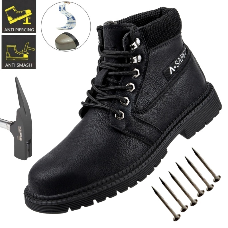 Men Boots Outdoor Leather Ankl - Leatherworking Classic recensie en prijs