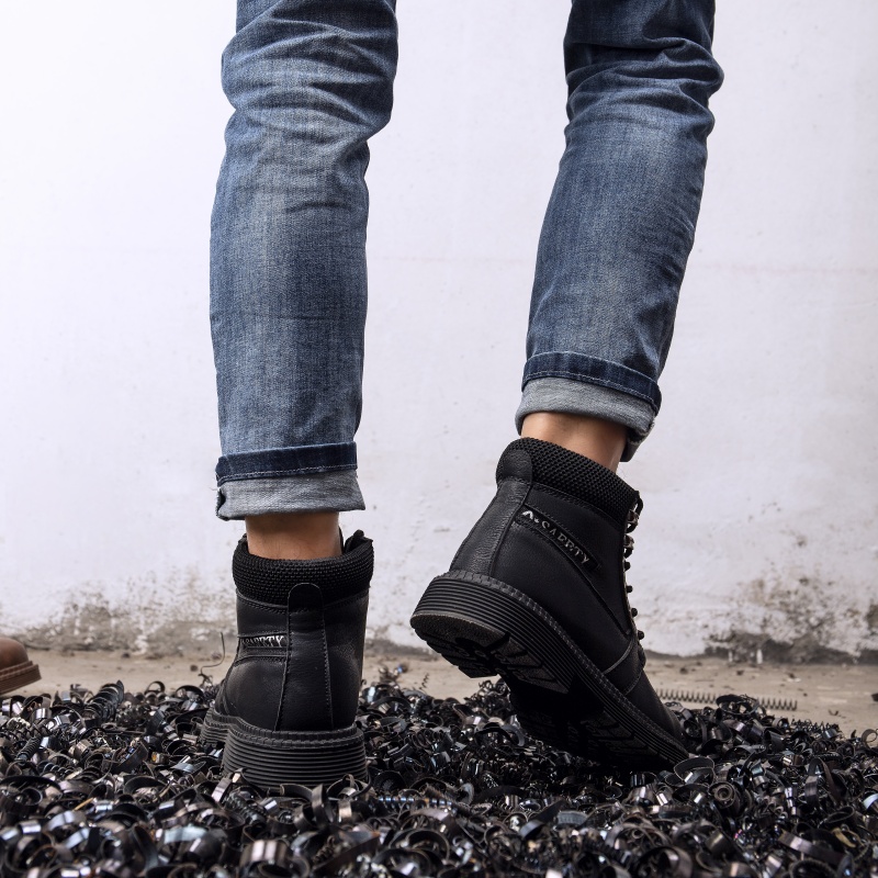 Men Boots Outdoor Leather Ankl - Leatherworking Classic recensie en prijs