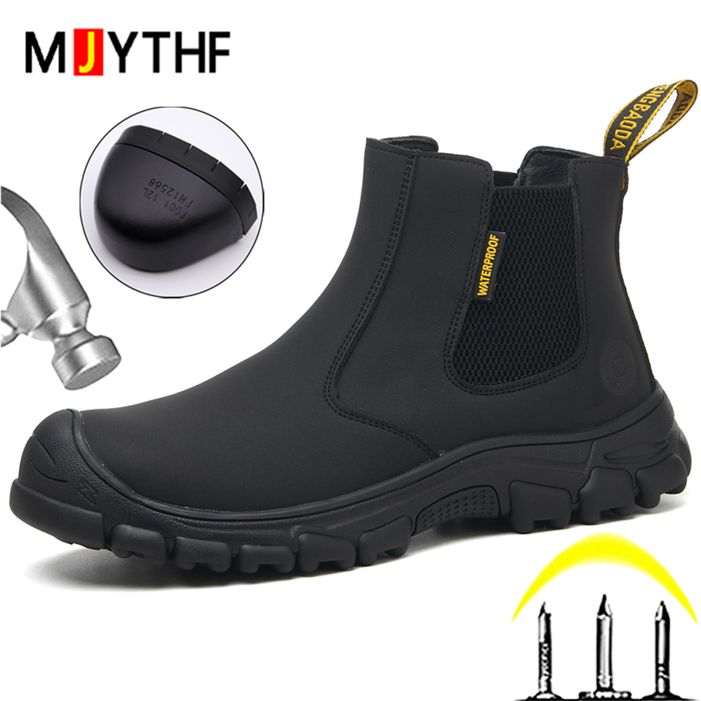 Waterproof Work Boots Men Punc - Leather Work Fabric recensie en prijs