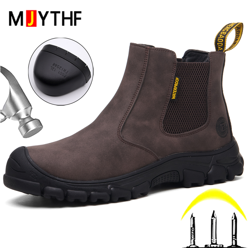 Waterproof Work Boots Men Punc - Leather Work Fabric recensie en prijs