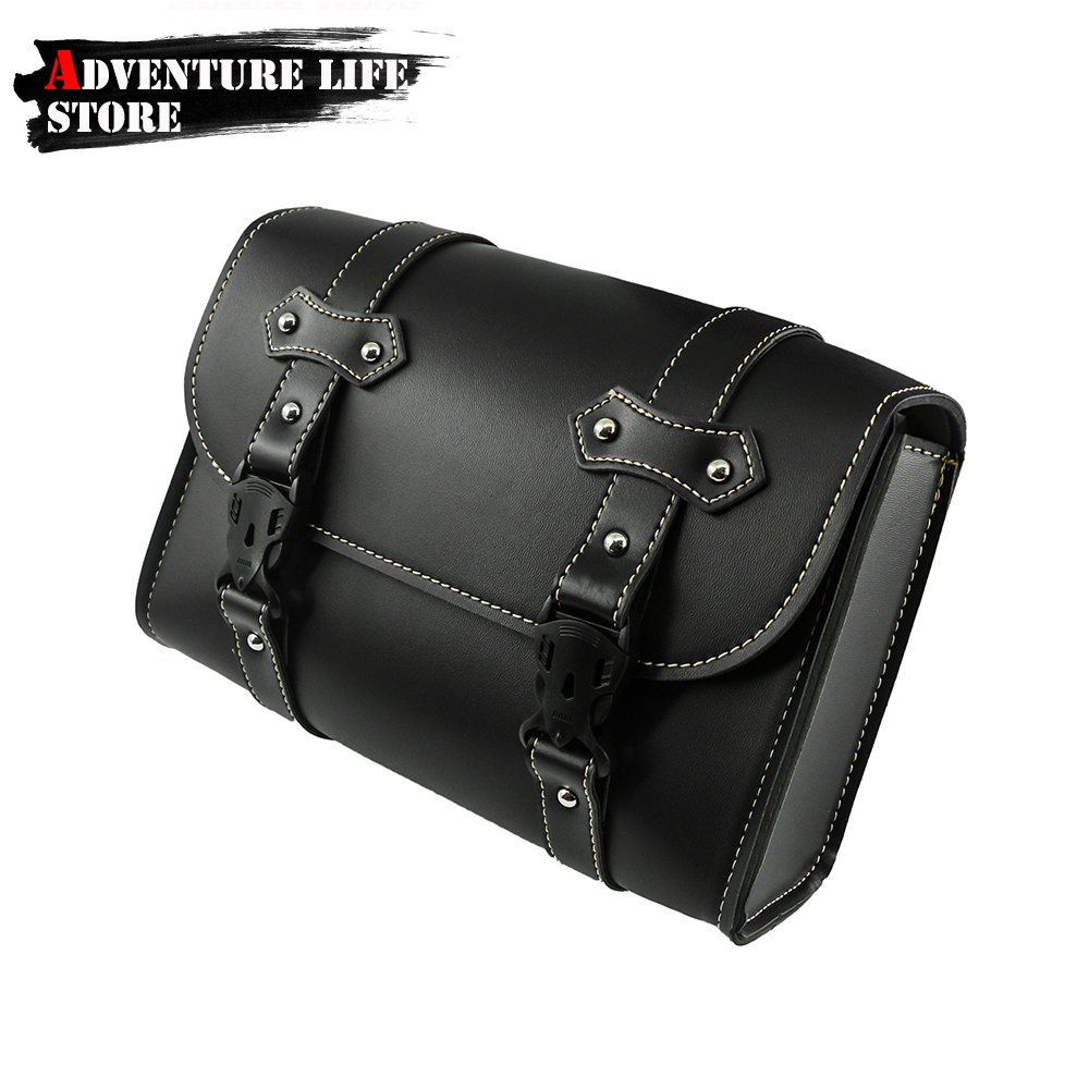 Motorcycle Front Fork Saddleba - Leather Work Bag recensie en prijs
