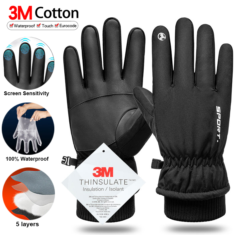 Thermal Winter Cycling Ski Glo - Leather Work Winter Gloves recensie en prijs