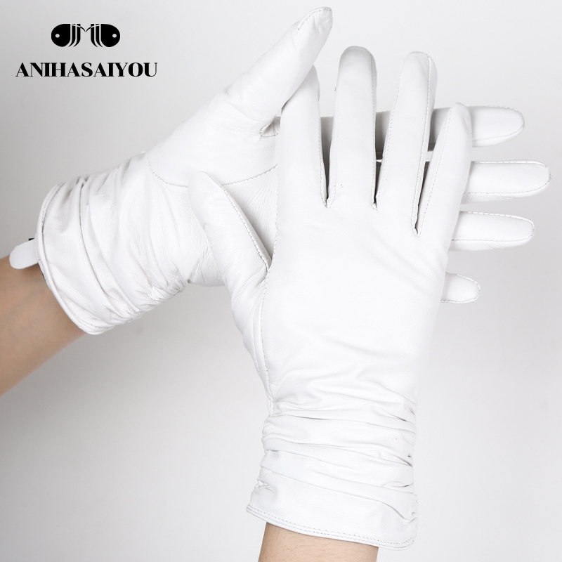 Fashion comfort White gloves h - Leather Work Winter Gloves recensie en prijs