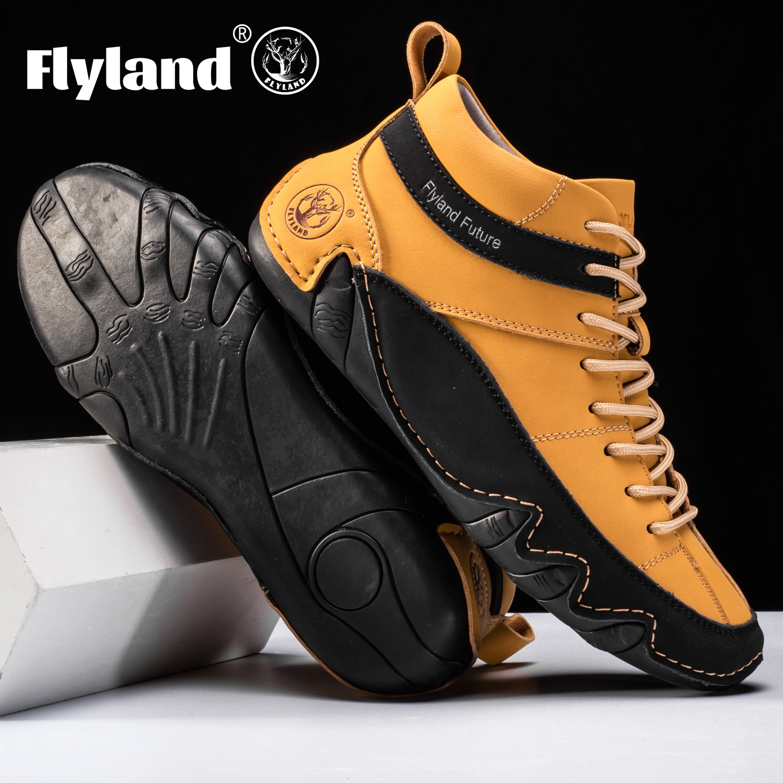 FLYLAND Men'S Fashion Sneaker  - Leatherworking Classic recensie en prijs