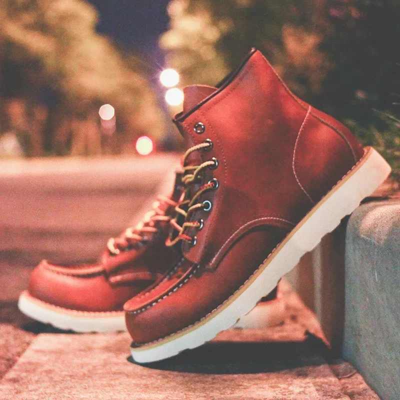 Genuine Leather Men's Boots Vi - Leather Work Organiser recensie en prijs