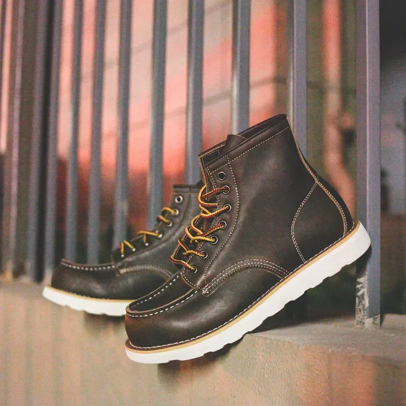 Genuine Leather Men's Boots Vi - Leather Work Organiser recensie en prijs