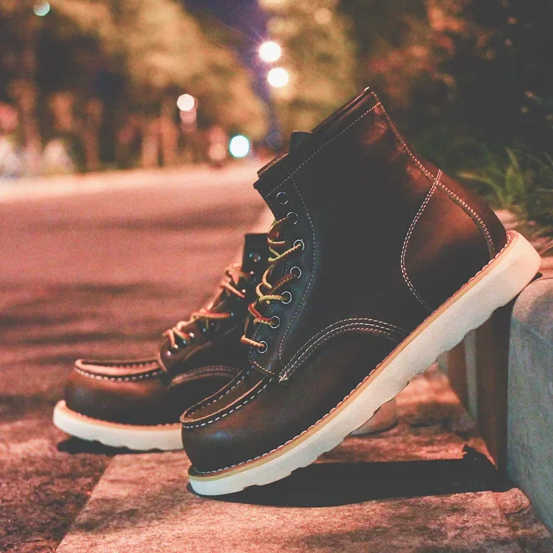 Genuine Leather Men's Boots Vi - Leather Work Organiser recensie en prijs