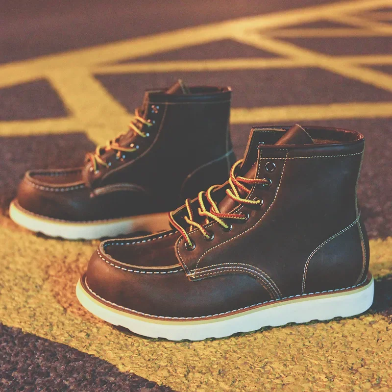 Genuine Leather Men's Boots Vi - Leather Work Organiser recensie en prijs