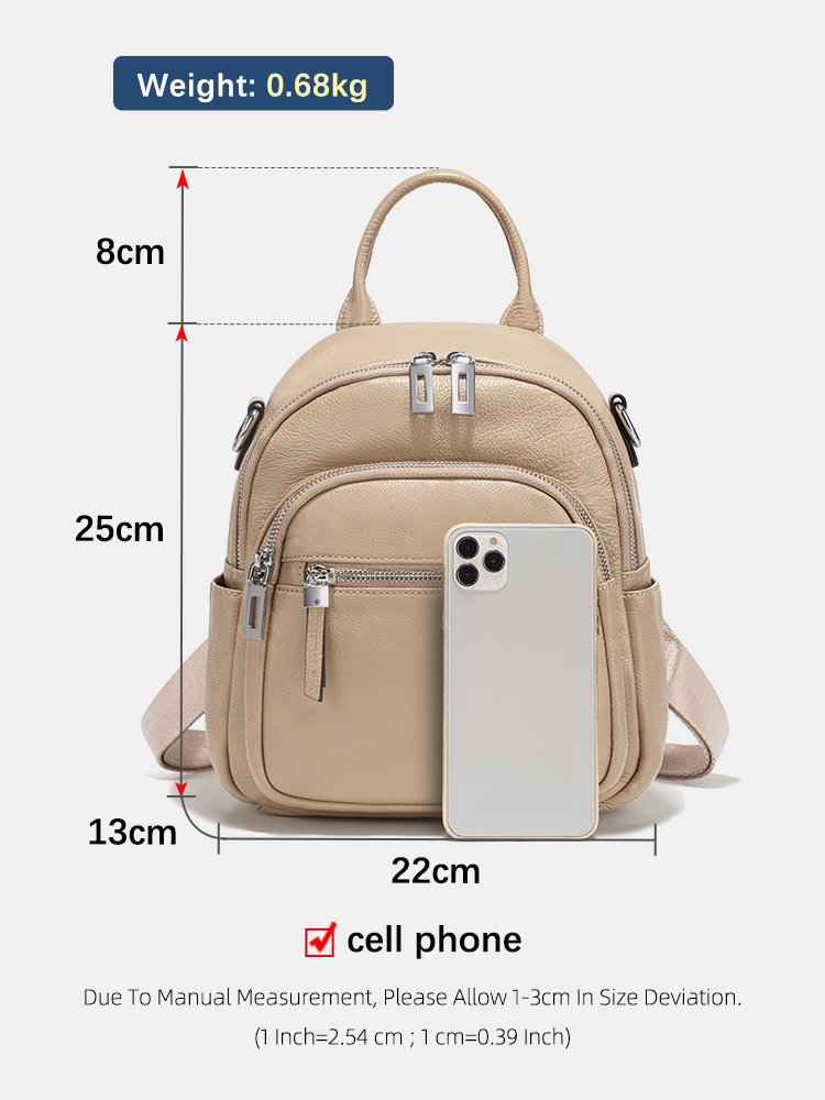 Zency Genuine Leather Small Ba - Leather Work Bag recensie en prijs