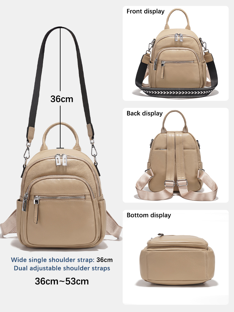 Zency Genuine Leather Small Ba - Leather Work Bag recensie en prijs