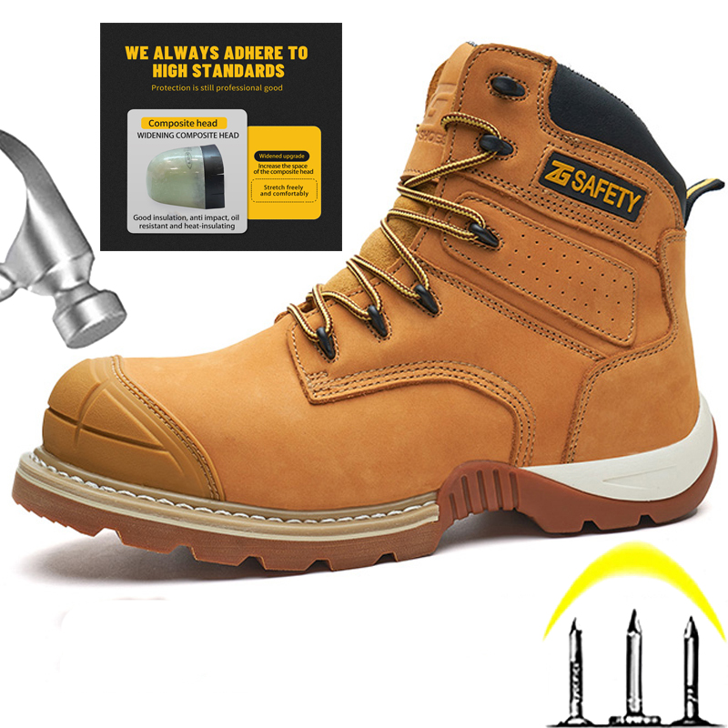 Cowhide Work Boots Genuine Lea - Leather Work Fabric recensie en prijs