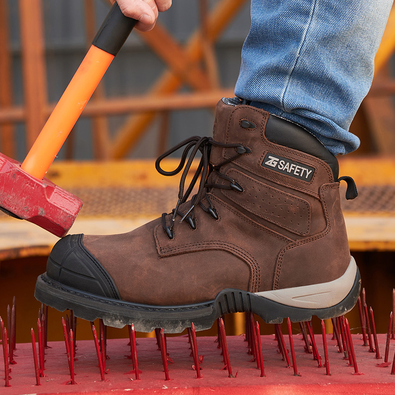 Cowhide Work Safety Boots Comp - Leather Work Fabric recensie en prijs