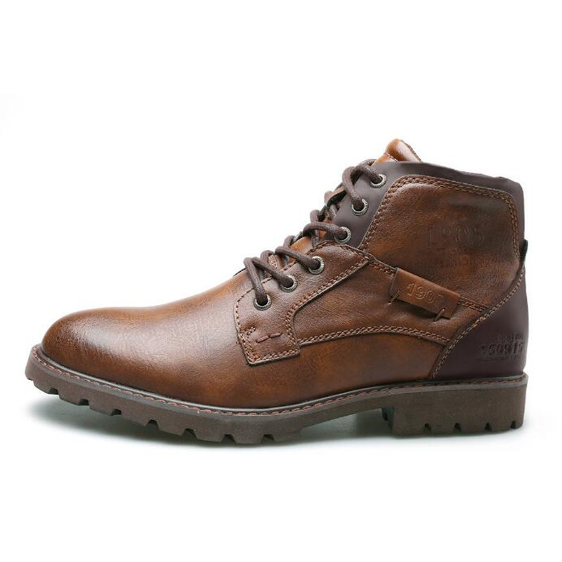 2026 Leather Men Ankle Boots P - Leather Work Fabric recensie en prijs