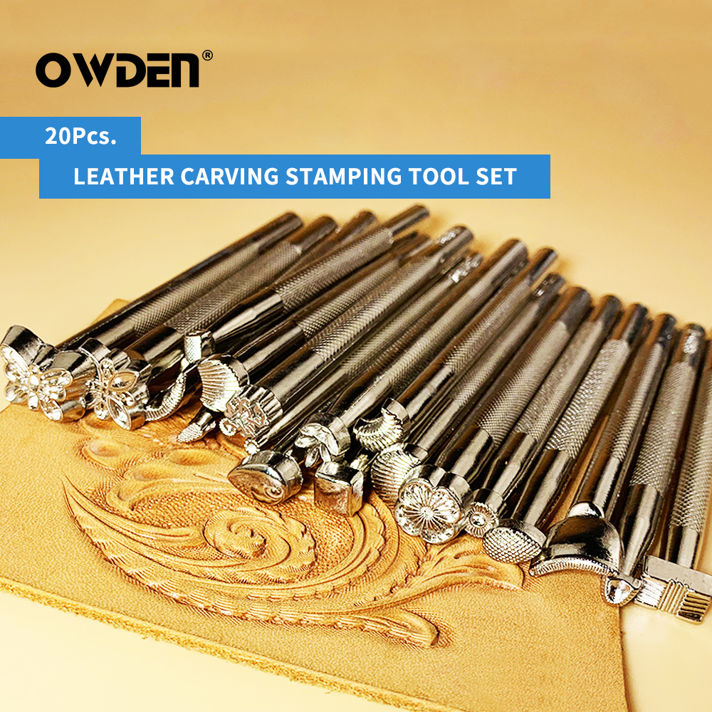 OWDEN 20Pcs Leather Carving St - Leatherwork Embossing recensie en prijs