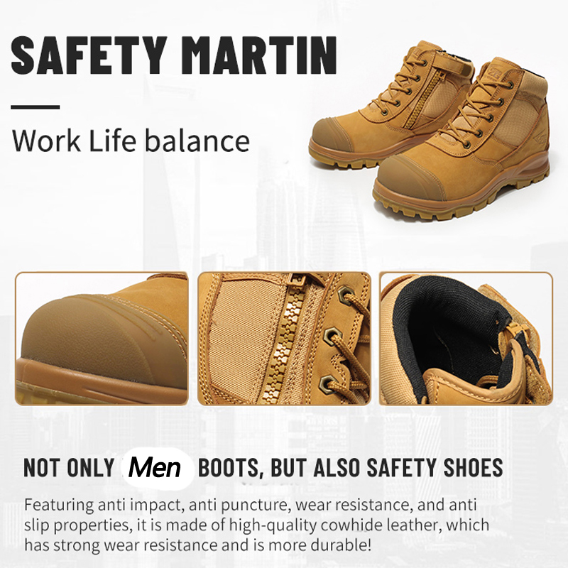 Genuine Leather Men's Boots Sa - Leather Work Fabric recensie en prijs