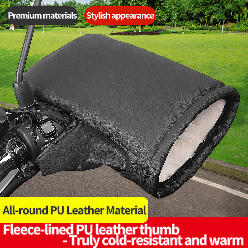 2PCS Winter Electric Bike Glov - Leather Work Winter Gloves recensie en prijs