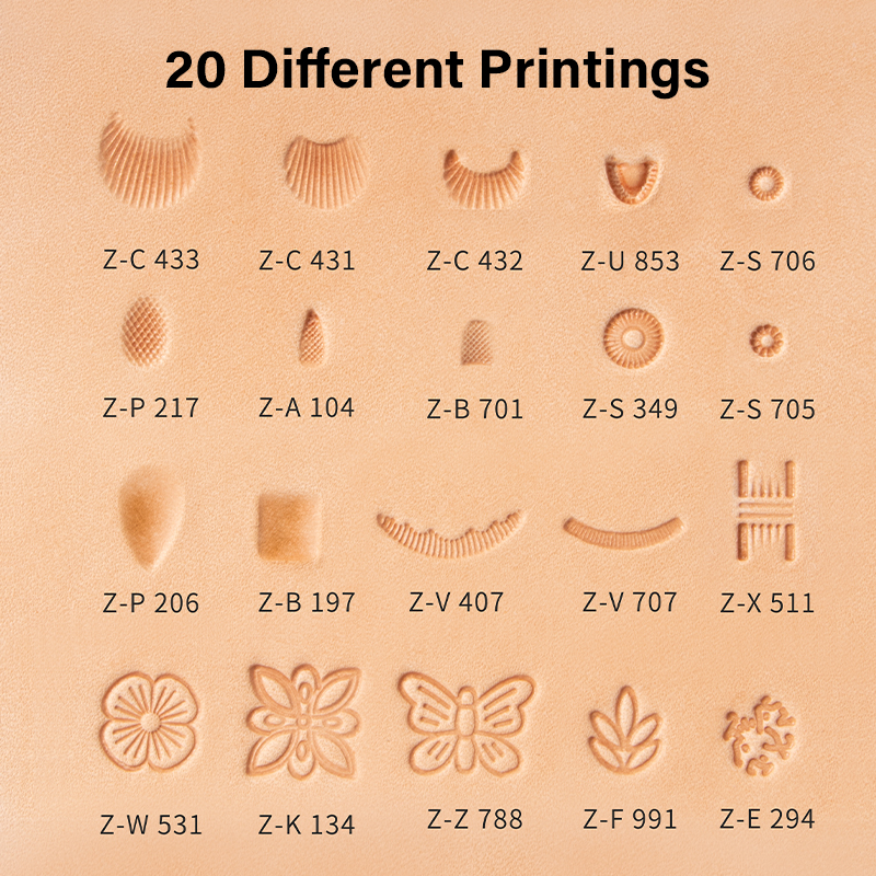 WUTA Leather Stamping Tools Sk - Leatherwork Embossing recensie en prijs
