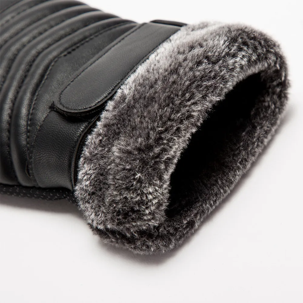 Gloves Winter MEN'S Fur Mouth  - Leather Work Winter Gloves recensie en prijs