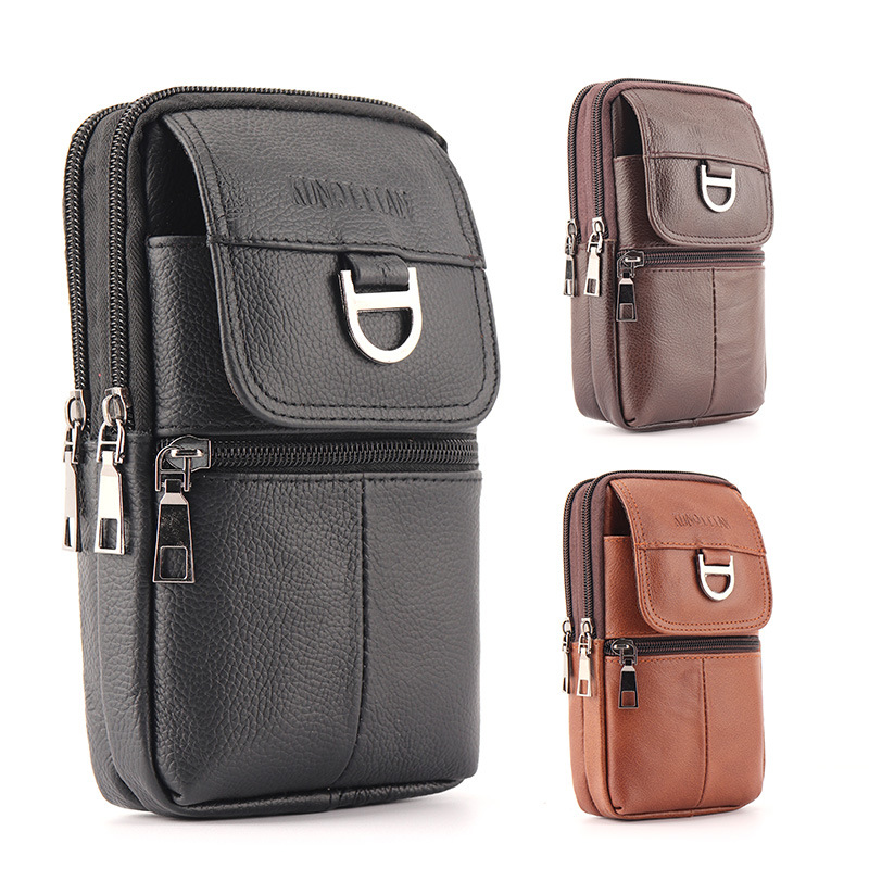 Men's Leather Waist Bag - Larg - Leather Work Bag recensie en prijs