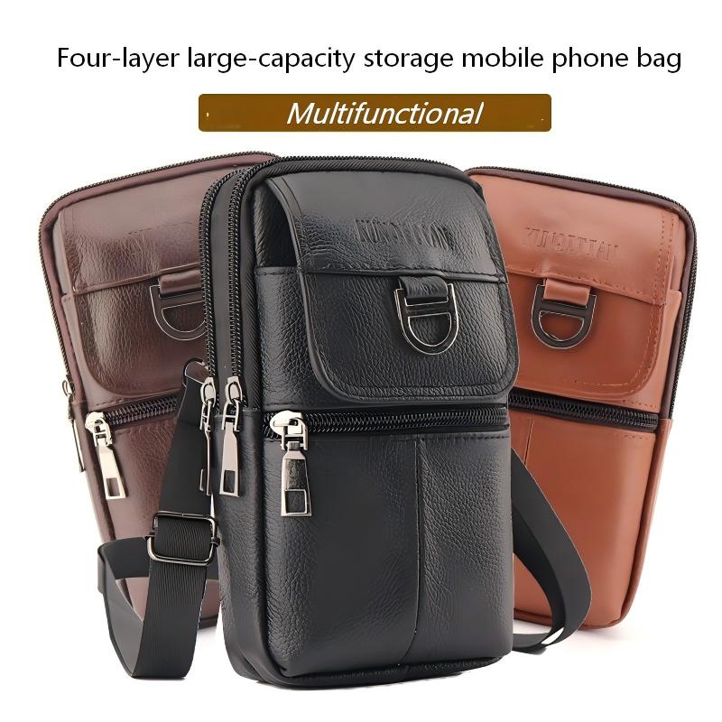 Men's Leather Waist Bag - Larg - Leather Work Bag recensie en prijs
