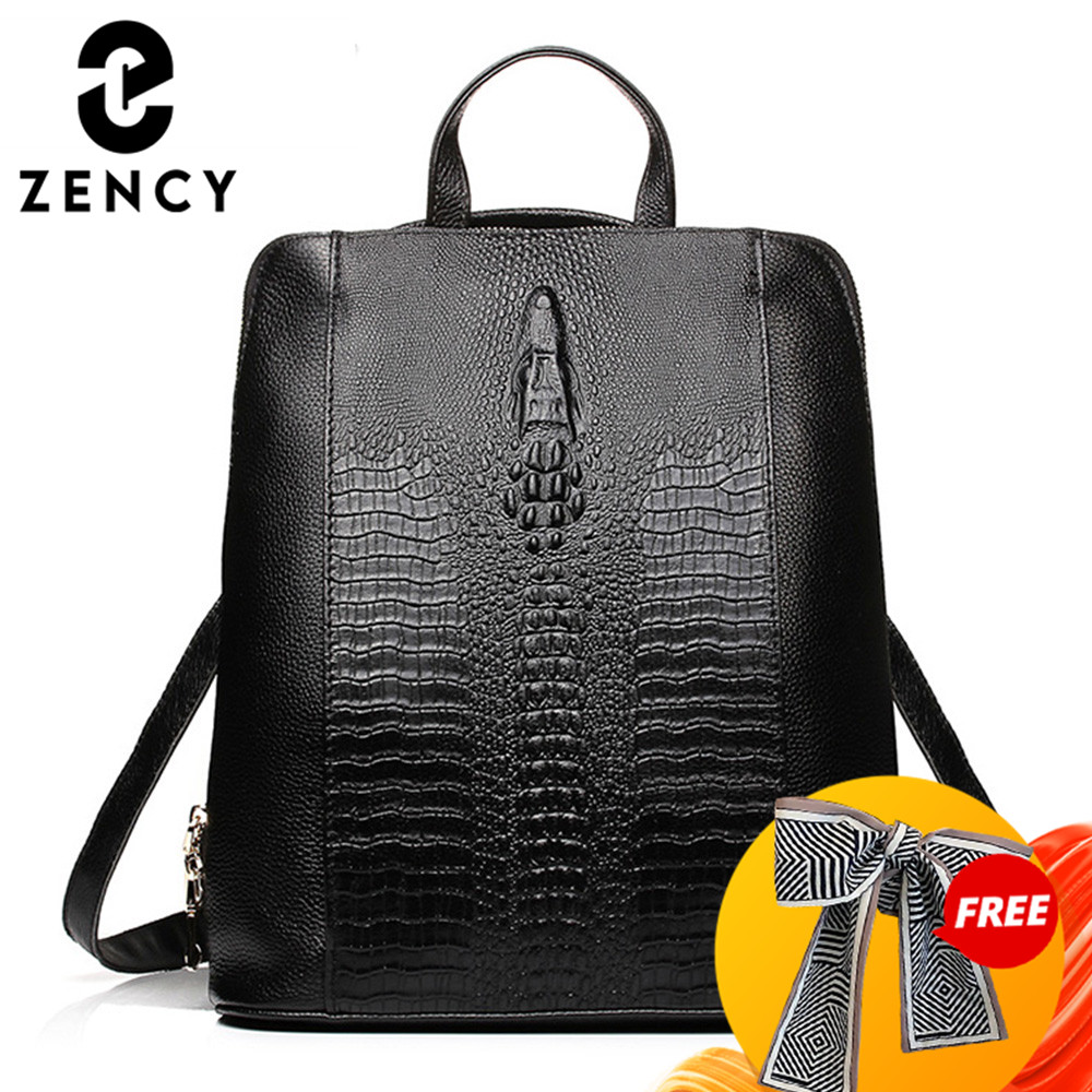 Zency Women's Crocodile Leathe - Leather Work Bag recensie en prijs