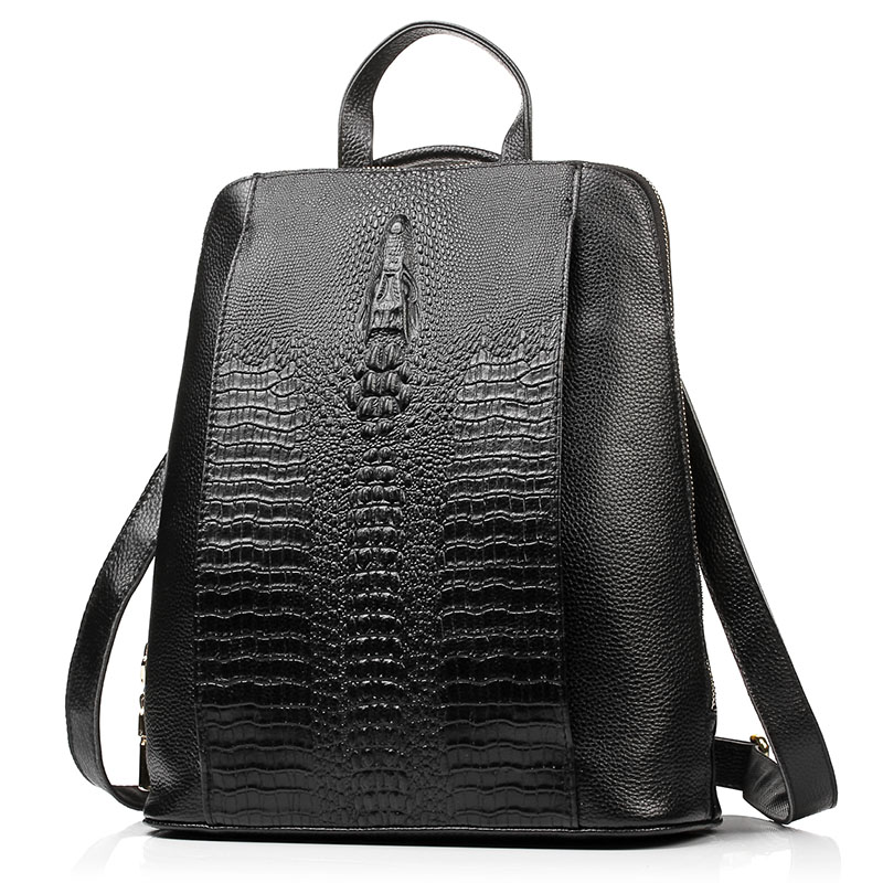 Zency Women's Crocodile Leathe - Leather Work Bag recensie en prijs